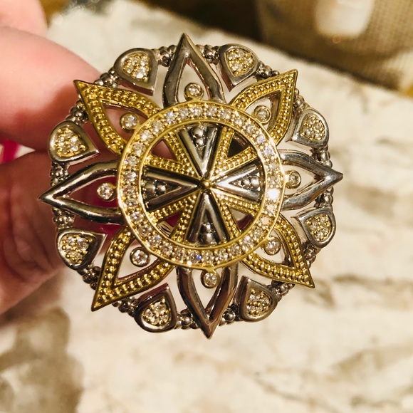 LAGOS Diamond 18k sterling silver ring - Picture 6 of 8